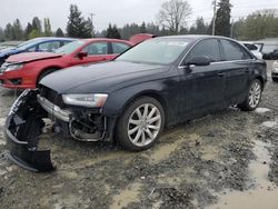 Salvage cars for sale at Graham, WA auction: 2013 Audi A4 Prestige