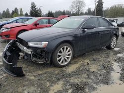 Vehiculos salvage en venta de Copart Graham, WA: 2013 Audi A4 Prestige