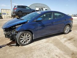 Salvage cars for sale at Wichita, KS auction: 2016 Hyundai Elantra SE