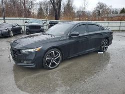 Salvage cars for sale from Copart Albany, NY: 2018 Honda Accord Sport