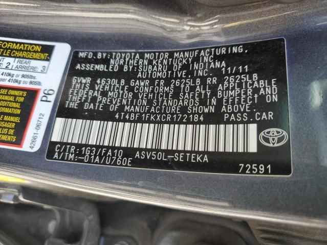 2012 Toyota Camry Base