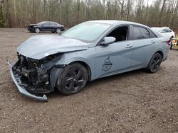 Salvage cars for sale from Copart Ontario Auction, ON: 2021 Hyundai Elantra SEL