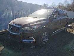 Salvage cars for sale at Windsor, NJ auction: 2020 Infiniti QX60 Luxe
