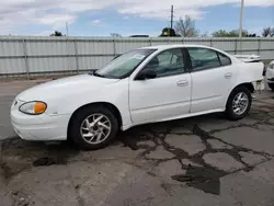 Pontiac Vehiculos salvage en venta: 2004 Pontiac Grand AM SE1