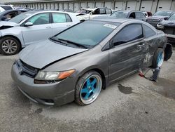 Honda Civic ex salvage cars for sale: 2006 Honda Civic EX