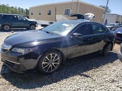 Salvage cars for sale at Ellenwood, GA auction: 2015 Acura TLX