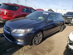 Salvage cars for sale from Copart Elgin, IL: 2015 Honda Accord LX