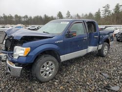 Salvage cars for sale at Windham, ME auction: 2010 Ford F150 Supercrew