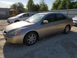 Salvage cars for sale from Copart Midway, FL: 2004 Honda Accord EX