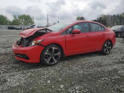 Salvage cars for sale at Mebane, NC auction: 2015 Honda Civic SI