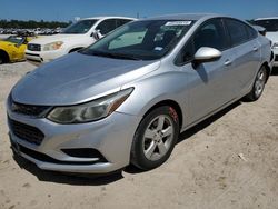 Chevrolet Cruze LS salvage cars for sale: 2016 Chevrolet Cruze LS