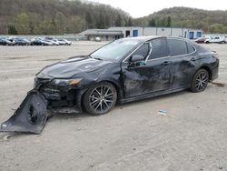 Salvage cars for sale from Copart Ellwood City, PA: 2021 Toyota Camry SE