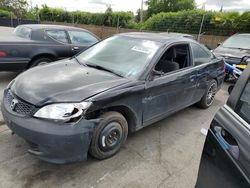 Salvage cars for sale from Copart San Martin, CA: 2004 Honda Civic EX
