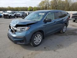 Salvage cars for sale from Copart Glassboro, NJ: 2019 Honda Pilot LX