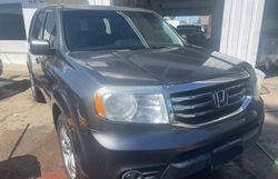 Salvage cars for sale from Copart Sacramento, CA: 2012 Honda Pilot EXL