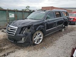 Carros salvage para piezas a la venta en subasta: 2016 Cadillac Escalade ESV Premium