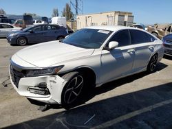 Salvage cars for sale at Vallejo, CA auction: 2018 Honda Accord Sport