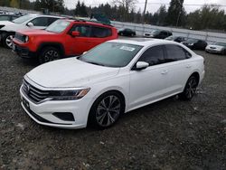 Volkswagen salvage cars for sale: 2021 Volkswagen Passat SE