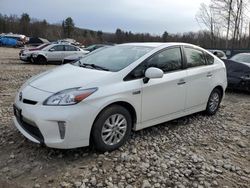 Salvage cars for sale from Copart Candia, NH: 2013 Toyota Prius PLUG-IN