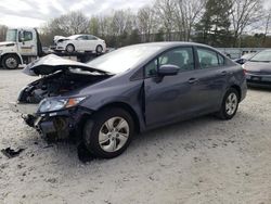Salvage cars for sale at North Billerica, MA auction: 2014 Honda Civic LX