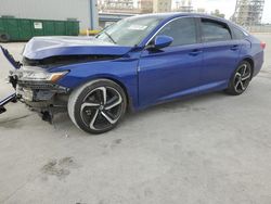 Salvage cars for sale at New Orleans, LA auction: 2019 Honda Accord Sport
