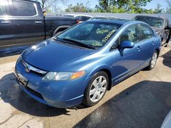 Honda Civic lx Vehiculos salvage en venta: 2008 Honda Civic LX