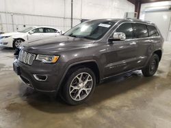 Salvage cars for sale at Avon, MN auction: 2021 Jeep Grand Cherokee Overland