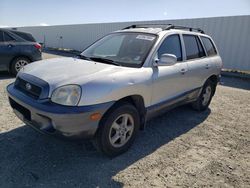 Salvage cars for sale from Copart Adelanto, CA: 2002 Hyundai Santa FE GLS