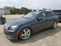 Mercedes-Benz C-Class salvage cars for sale: 2011 Mercedes-Benz C 300 4matic