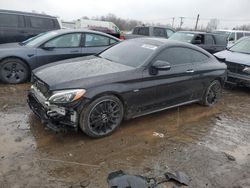 Salvage cars for sale from Copart Hillsborough, NJ: 2018 Mercedes-Benz C 300 4matic