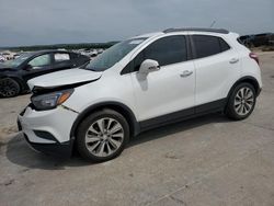 Salvage cars for sale from Copart Grand Prairie, TX: 2017 Buick Encore Preferred