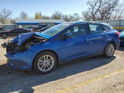 Salvage cars for sale at Wichita, KS auction: 2018 Ford Focus SE