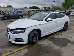 Salvage cars for sale from Copart Sacramento, CA: 2019 Audi A5 Premium Plus