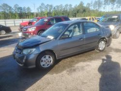 Salvage cars for sale from Copart Harleyville, SC: 2005 Honda Civic DX VP