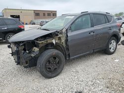 Salvage cars for sale from Copart Kansas City, KS: 2015 Toyota Rav4 LE