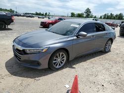 Salvage cars for sale at Houston, TX auction: 2022 Honda Accord LX