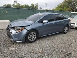 Salvage cars for sale at Riverview, FL auction: 2021 Toyota Corolla LE