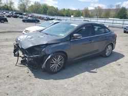Salvage cars for sale from Copart Grantville, PA: 2015 Ford Focus Titanium