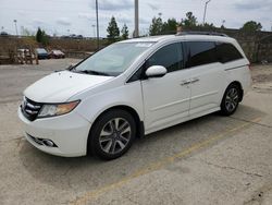 Salvage cars for sale from Copart Gaston, SC: 2016 Honda Odyssey Touring