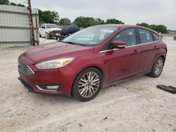 Salvage cars for sale at New Braunfels, TX auction: 2016 Ford Focus Titanium