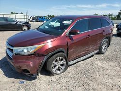 Salvage cars for sale from Copart Houston, TX: 2015 Toyota Highlander LE