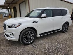 Salvage cars for sale at San Antonio, TX auction: 2019 Infiniti QX80 Luxe