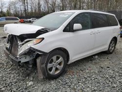 Toyota Sienna salvage cars for sale: 2011 Toyota Sienna Base