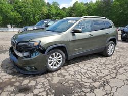 Jeep Grand Cherokee salvage cars for sale: 2019 Jeep Cherokee Latitude