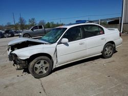 Salvage cars for sale from Copart Lawrenceburg, KY: 2002 Chevrolet Malibu LS