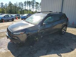 Salvage cars for sale at Harleyville, SC auction: 2014 Jeep Cherokee Trailhawk