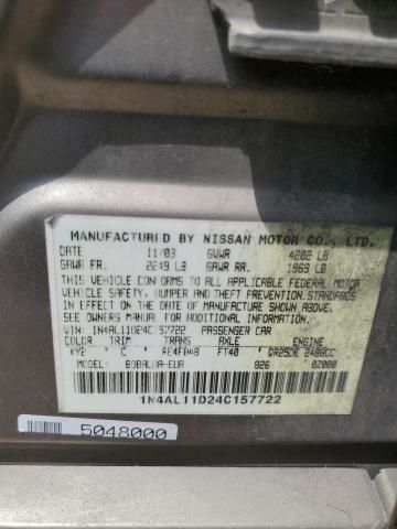 2004 Nissan Altima Base