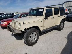 Salvage cars for sale at Kansas City, KS auction: 2011 Jeep Wrangler Unlimited Sahara