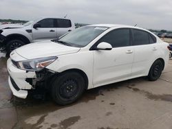 Salvage cars for sale from Copart Grand Prairie, TX: 2021 KIA Rio LX