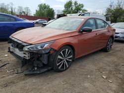 Nissan Altima SR salvage cars for sale: 2019 Nissan Altima SR